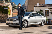 Adrien Brody, Fotoshooting mit dem neuen Volkswagen Passat