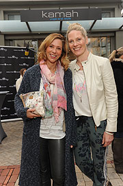 Schauspielerin Carin C. Tietze, Kamah Designerin und Gründerin Verena Sapper @  Ingolstadt Village Athleisure Pop Up Event in Ingolstadt am 8.03.2017 Foto: BrauerPhotos / G.Nitschke