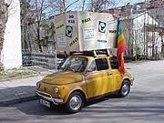 Pace-Mobil unterwegs in München (Foto: Earthlink e.V.)