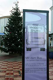 per Bus-Shuttle ab München erreichbar (Foto: Martin Schmitz)