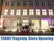 TEAM 7 Flagship Store Eröffnung in der Herzogspitalstraße 3  zwischen coolen Grooves und Natur-Design (Foto: APO-OTS Mühlanger) 