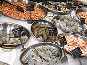 Garnelen, Gambas, Flußkrebse, Meeresfrüchte (Foto: Marikka-Laila Maisel)