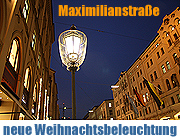 Exklusive Weihnachtsbeleuchtung der Maximilianstraße wurde vorgestellt (©Foto:Marikka-Laila Maisel)