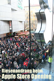 Apple Store München - Apples Münchner Flagship Store beim Marienplatz öffnet am 6.12. um 10 Uhr (Foto: MartiN Schmitz)