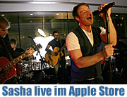 Sasha live im Apple Store am 3.3.2009 (Foto: Martin Schmitz)