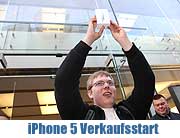 iPhone 5 Verkaufsstart im Apple Retail Store München am 21.09.2012 (©Foto: Martin Schmitz)