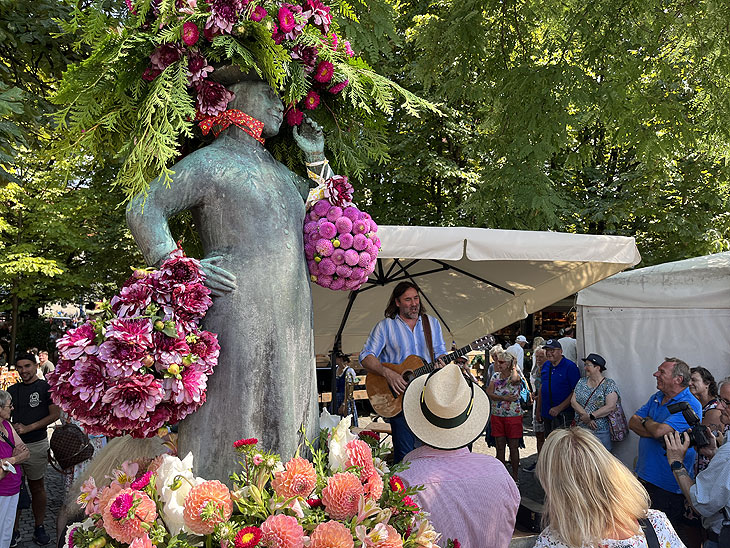 Roland Hefter auf dem Brunnenfest 2022 auf dem Viktualienmarkt am 05. August 2022  (©foto: Martin Schmitz)