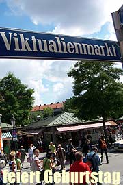 200 Jahre Viktualienmarkt München wird am 2.5.2007 gefeiert (Foto. Martin Schmitz)