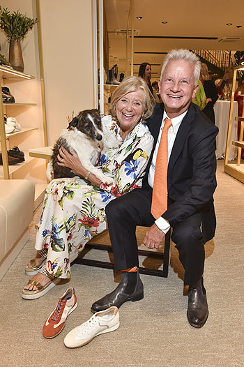 Jutta Speidel und Thomas Tretter / Eröffnungsfeier des neuen THOMAS-Flagshipstores in München am 01.09.2022 / Foto: BrauerPhotos / Goran Nitschke für THOMAS-Schuhe