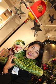 Hayah J&uuml;rgens beim Opening des Steiff Flagship Stores am 5.12.2017 (&copy;Foto. Martin Schmitz)