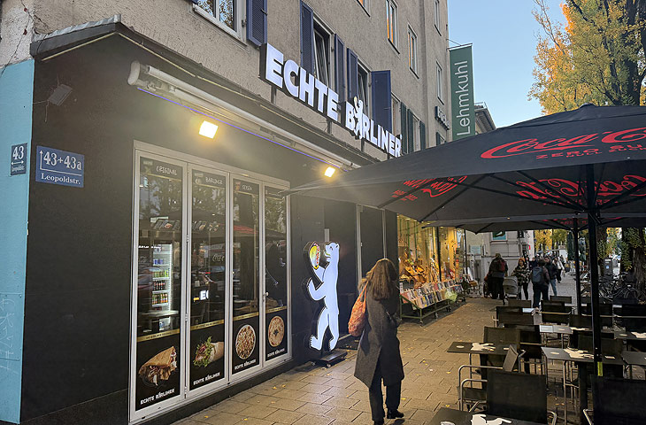 Echte Bärliner Döner eröffnet am 08.10.2025 in der Leopoldstraße 43 (@Foto: Martin Schmitz)