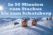 in 90 Minuten vom Stachus bis zum Schatzberg - die Skipisten derWildschönau