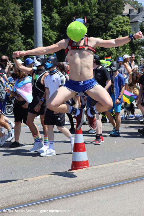 Impressionen CSD Parade München 2022 / 220716ms-csd117 ©Fotos: Martin Schmitz 