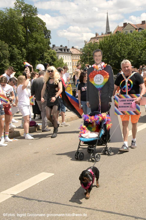 Deutsche Eiche @ CSD M&uuml;nchen 2024 Parade auf der Reichenbachbr&uuml;cke (&copy;Foto: Ingrid Grossmann)