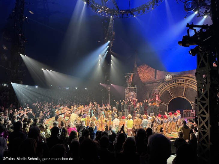 Cirque du Soleil - "KURIOS – Ein Kabinett voller Kuriositäten" auf der Theresienwiese - Standing Ovations bei der Premiere am 31.01.2024 ©Foto: Martin Schmitz 