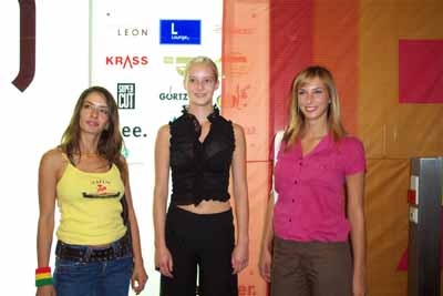 Kurvenstars Nina Tenge, Theresa Weissbart und Rebecca Mosselmann