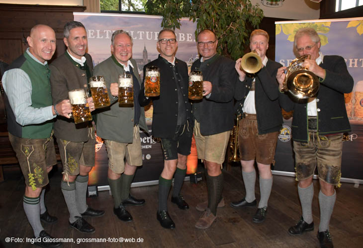 Braumeister bei der Oktoberfest Bierprobe im Wirtshaus am Bavariapark am 12.09.2024 (©Foto: Ingrid Grossmann)