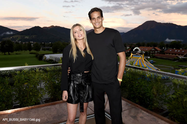 Luna Schweiger und Kevin Prinz von Anhalt Roof Top Party zum Re-Opening Hotel Bussi Baby in Bad Wiessee am 03.09.2022 Agency People Image (c) Michael Tinnefeld